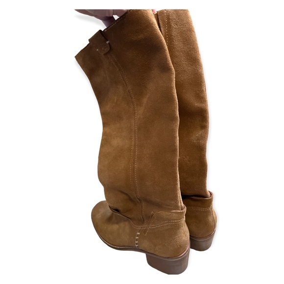 DOLCE VITA suede boots size 10 in dark tan - Picture 2 of 7